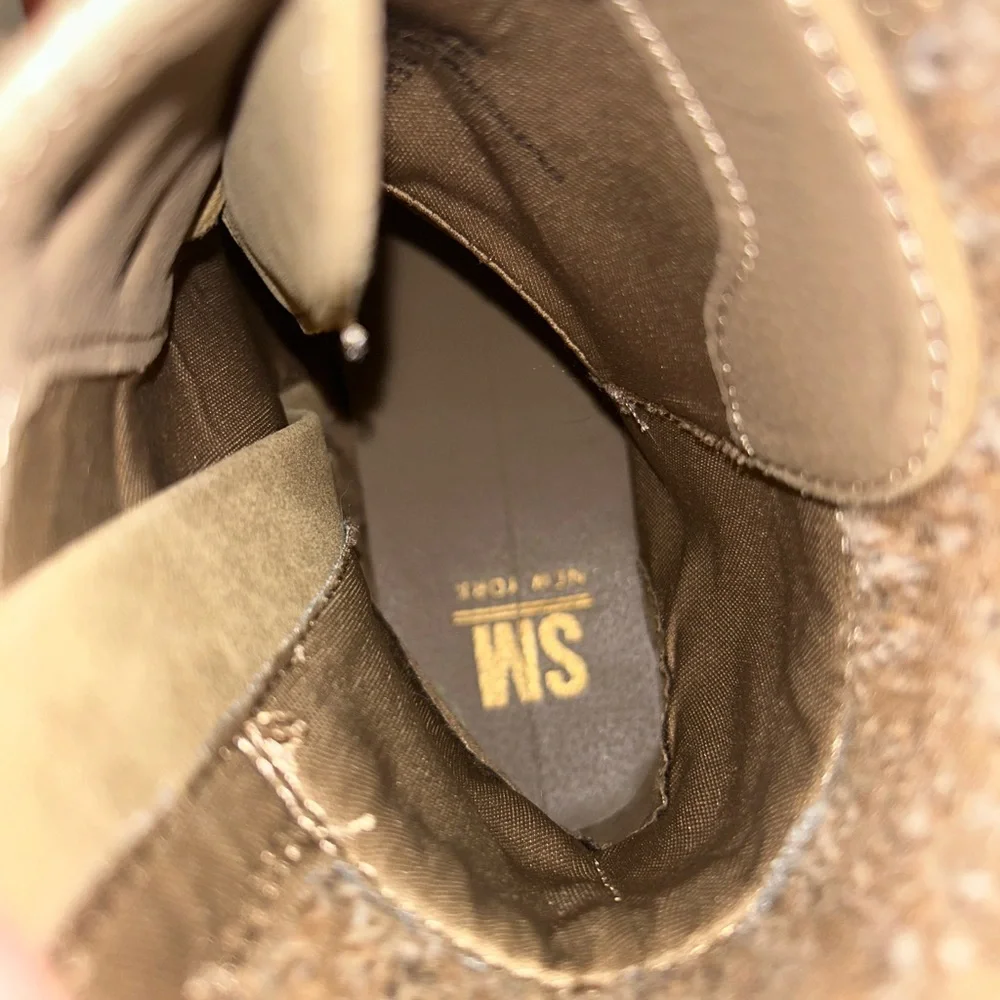 SM New York size 9.5 zip lace up boot - Picture 6 of 8